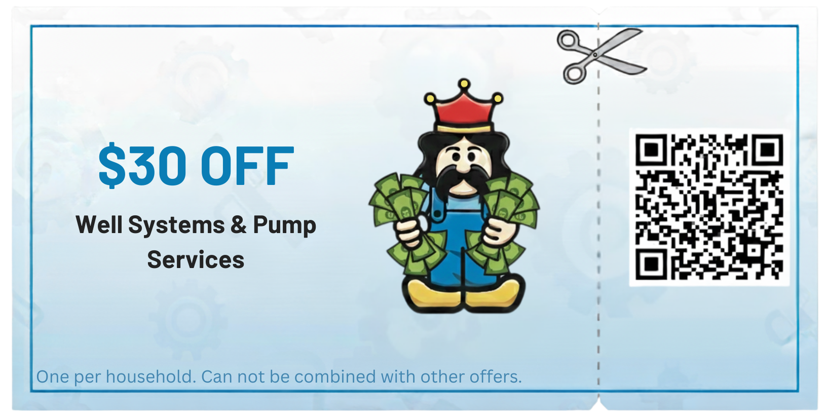 $30 Off Well Systems & Pump Services $30 Off Well Systems & Pump Services
