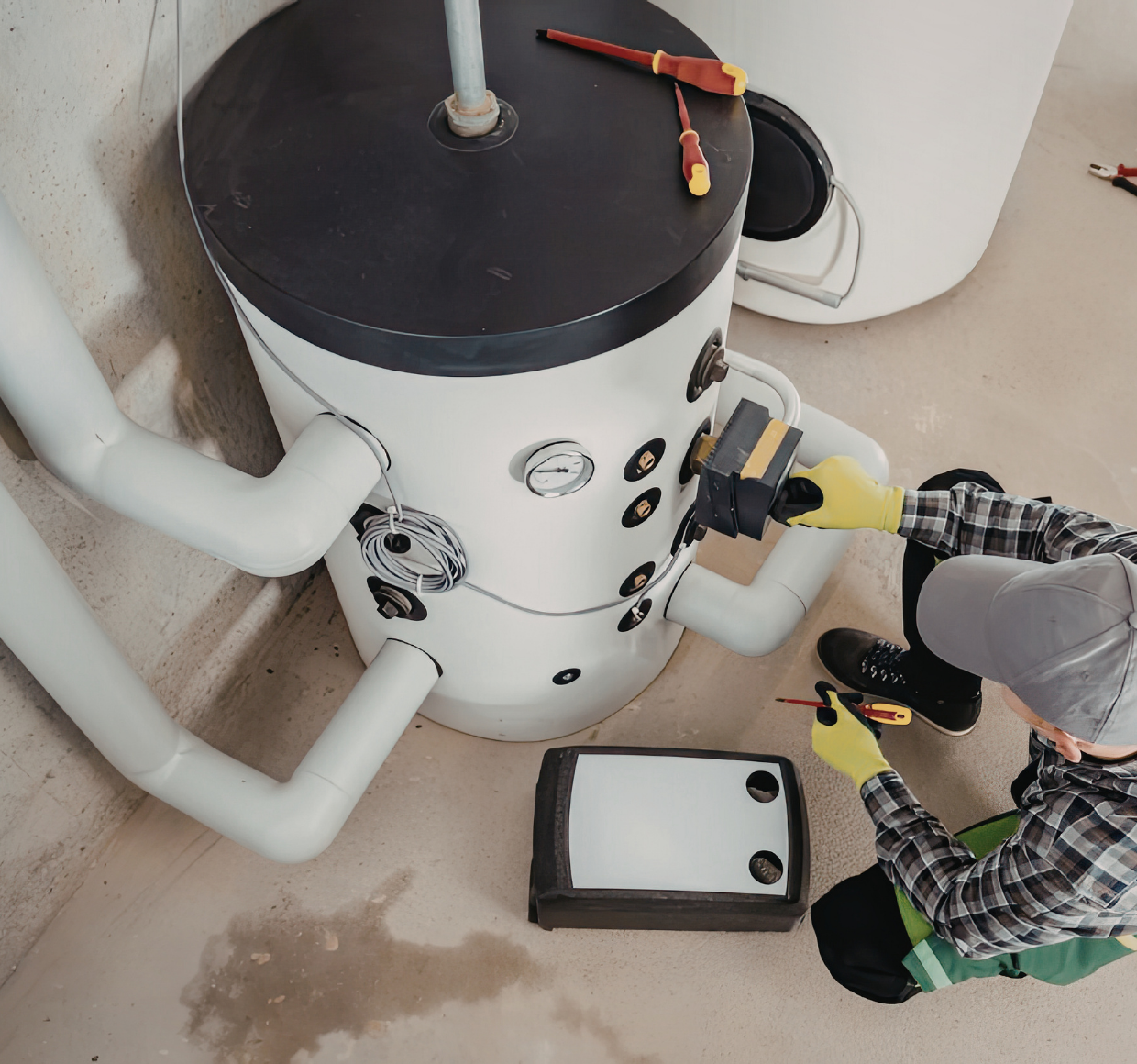 Restaurant water heater