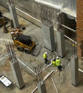 New construction plumbing services site with Royal Flush Plumbing