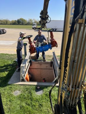 Commercial backflow install replacement